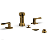Phylrich - Four Hole Bidet Set Radi, Lever Handle - French Brass