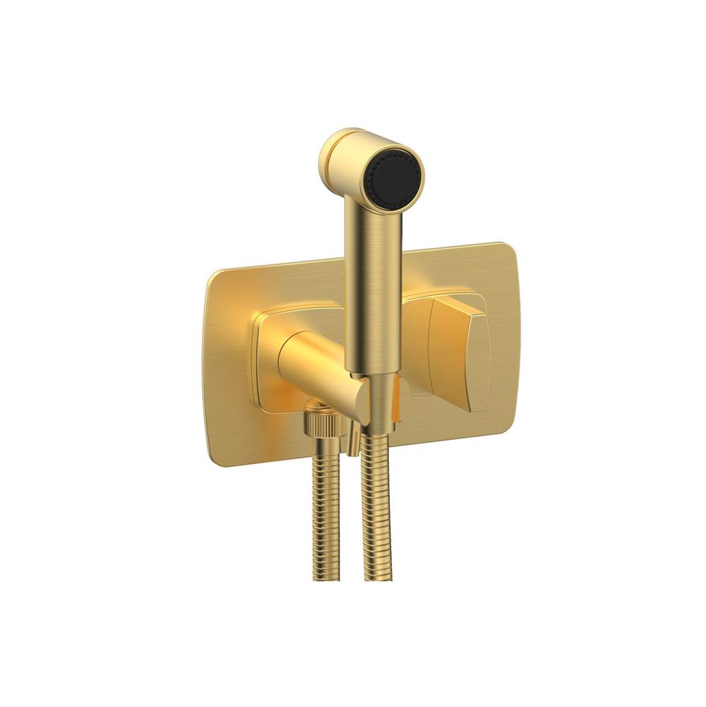 Phylrich - Wall Mounted Bidet Set Radi, Blade Handle - Burnished Gold