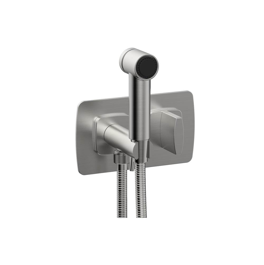 Phylrich - Wall Mounted Bidet Set Radi, Blade Handle - Satin chrome