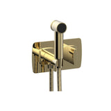Phylrich - Wall Mounted Bidet Set Radi, Blade Handle - Polished Brass Uncoated