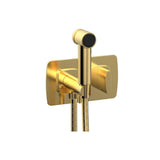 Phylrich - Wall Mounted Bidet Set Radi, Blade Handle - Satin Gold
