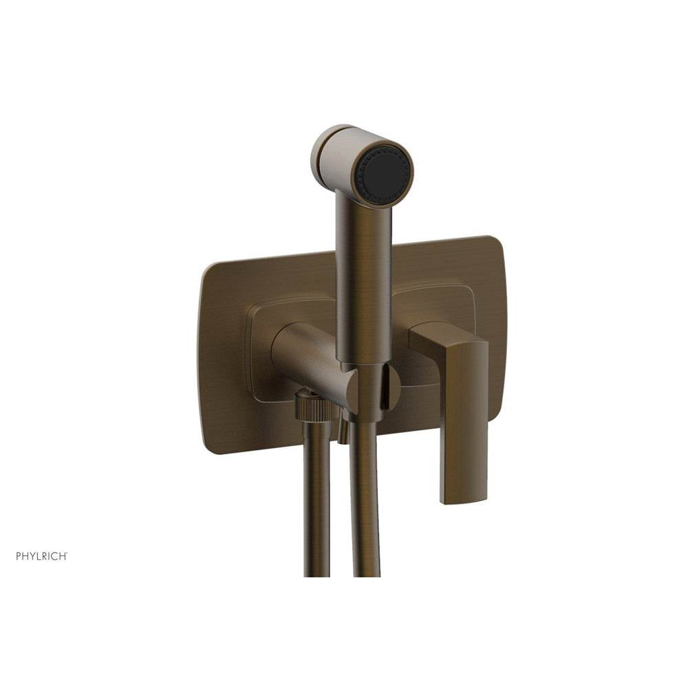 Phylrich - RADI Wall Mounted Bidet, Lever Handle 181-65 - Old English Brass