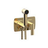 Phylrich - Wall Mounted Bidet Set Radi, Lever Handle - Satin Brass