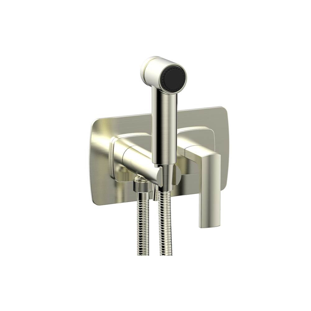 Phylrich - Wall Mounted Bidet Set Radi, Lever Handle - Satin Nickel