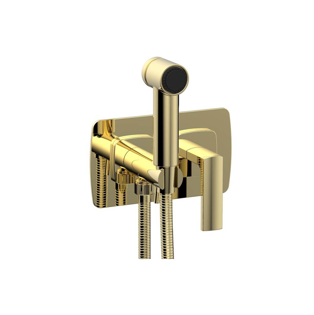 Phylrich - Wall Mounted Bidet Set Radi, Lever Handle - Polished Brass