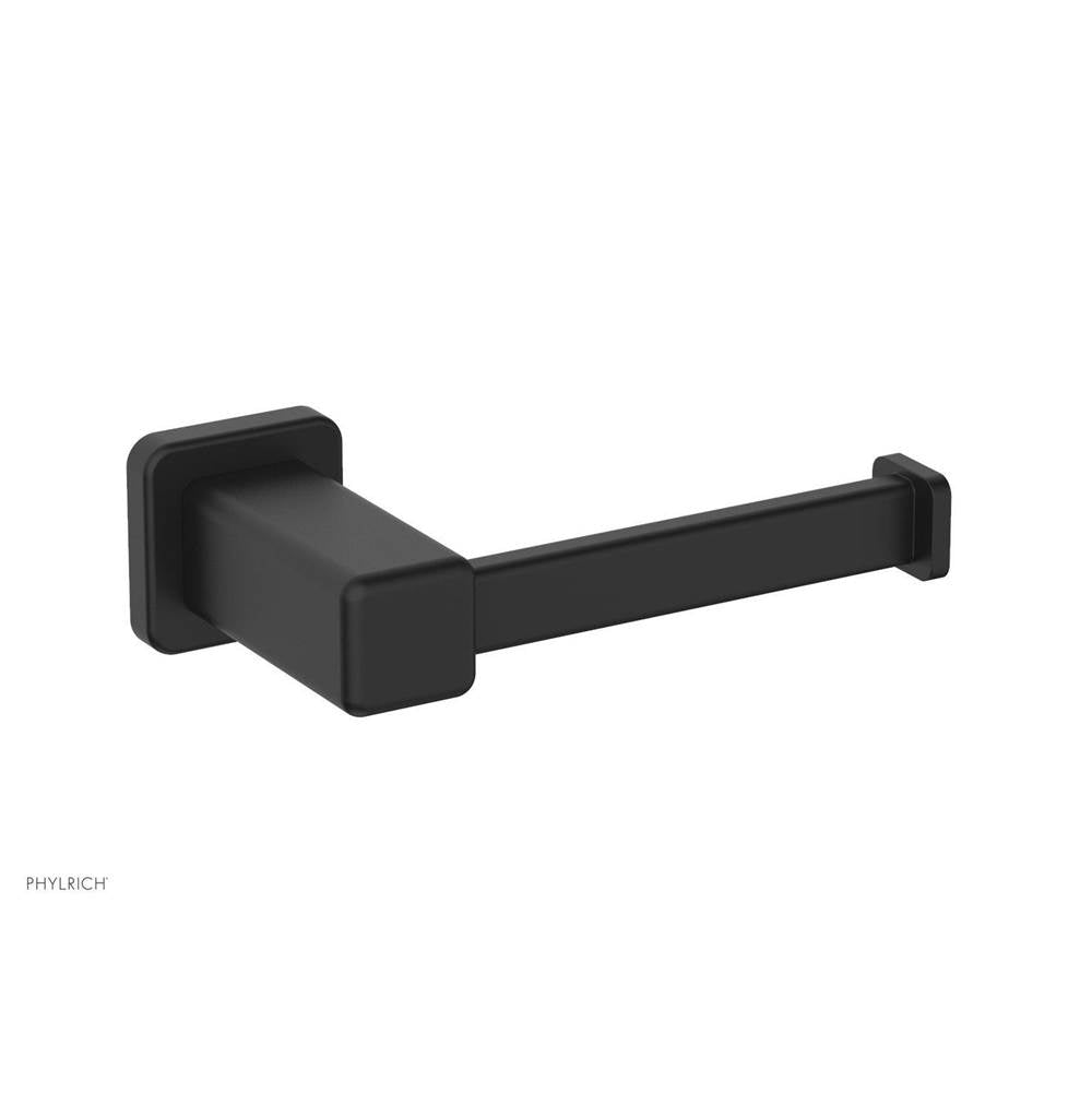 Phylrich - Single Post Paper Holder, Radi - Matte Black