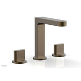 Phylrich - ROND Widespread Faucet - Blade Handles High Spout 183-01 - Old English Brass