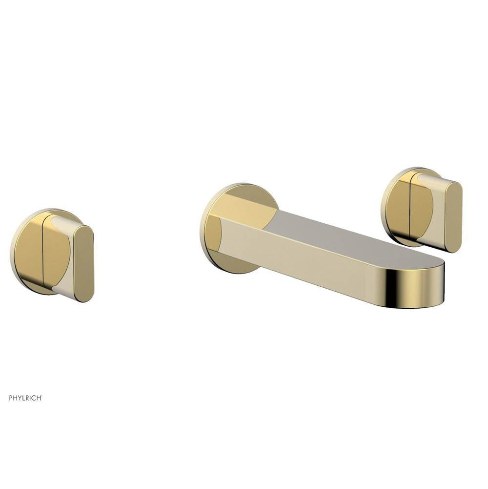 Phylrich - Wall Lav Faucet To Rond, Blade Handles - Polished Brass Uncoated