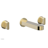 Phylrich - Wall Lav Faucet To Rond, Blade Handles - Polished Brass Uncoated