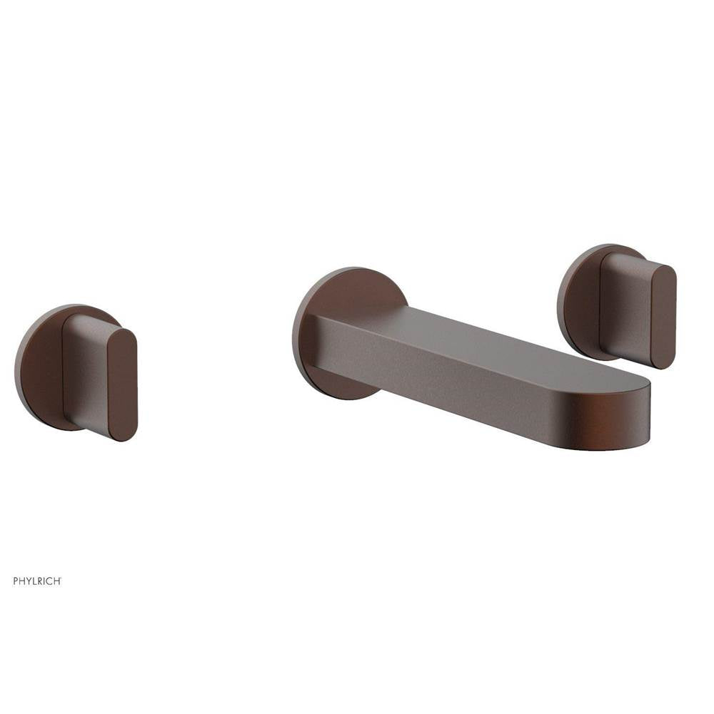 Phylrich - Wall Lav Faucet To Rond, Blade Handles - Weathered Copper