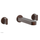 Phylrich - Wall Lav Faucet To Rond, Blade Handles - Weathered Copper