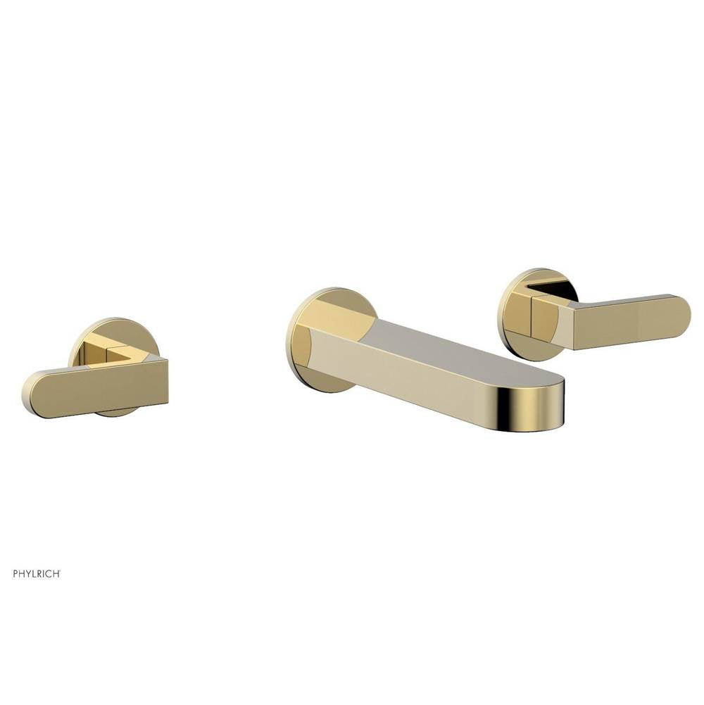 Phylrich - Wall Lav Faucet To Rond, Lever Handles - Polished Brass Uncoated