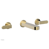 Phylrich - Wall Lav Faucet To Rond, Lever Handles - Polished Brass Uncoated