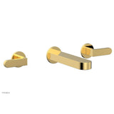 Phylrich - Wall Lav Faucet To Rond, Lever Handles - Satin Gold