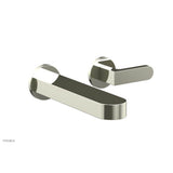 Phylrich - Wall Lav Single Rond, Lever  Handle - Polished Brass Uncoated