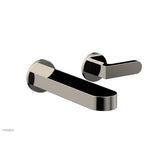 Phylrich - Wall Lav Single Rond, Lever  Handle - Matte Black