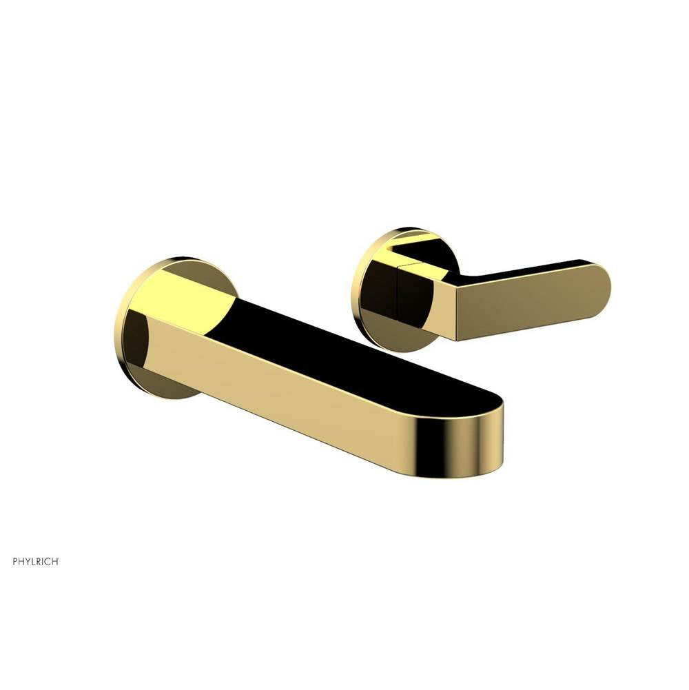 Phylrich - Wall Lav Single Rond, Lever  Handle - Satin Gold