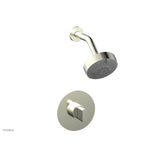 Phylrich - Pb Shwr Kit Rond, Blade Handle - Polished Brass