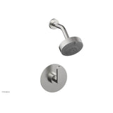 Phylrich - Pb Shwr Kit Rond, Lever Handle - Satin chrome