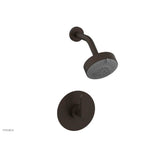 Phylrich - Pb Shwr Kit Rond, Lever Handle - Antique Bronze