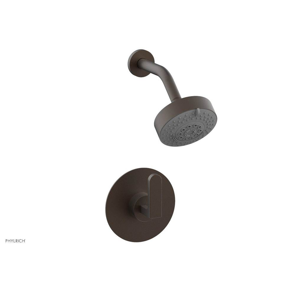 Phylrich - Pb Shwr Kit Rond, Lever Handle - Oil Rubbed Bronze