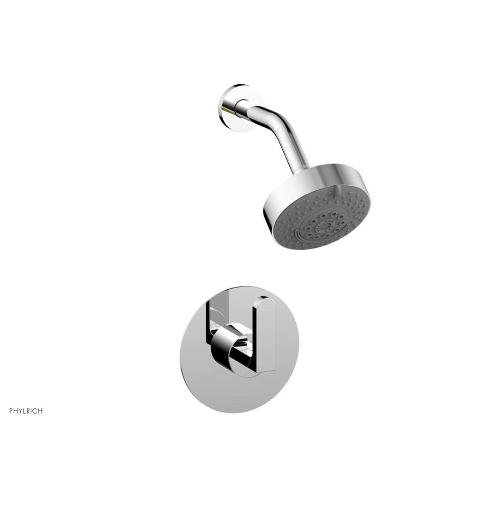 Phylrich - Pb Shwr Kit Rond, Lever Handle - Polished Chrome