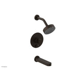 Phylrich - Pb Tub & Shwr Kit Rond, Blade Handle - Antique Bronze