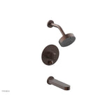 Phylrich - Pb Tub & Shwr Kit Rond, Blade Handle - Weathered Copper