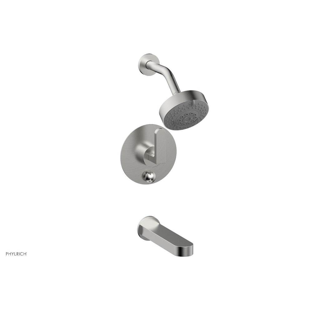 Phylrich - Pb Tub & Shwr Kit Rond, Lever Handle - Satin chrome