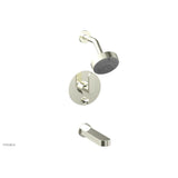 Phylrich - Pb Tub & Shwr Kit Rond, Lever Handle - Burnished Nickel