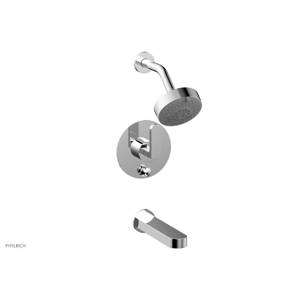 Phylrich - Pb Tub & Shwr Kit Rond, Lever Handle - Polished Chrome