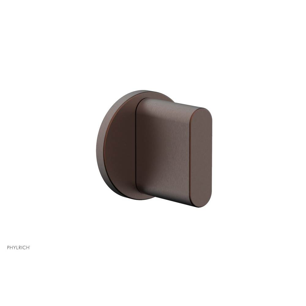 Phylrich - Volume Control Trim Rond, Blade Handle - Weathered Copper