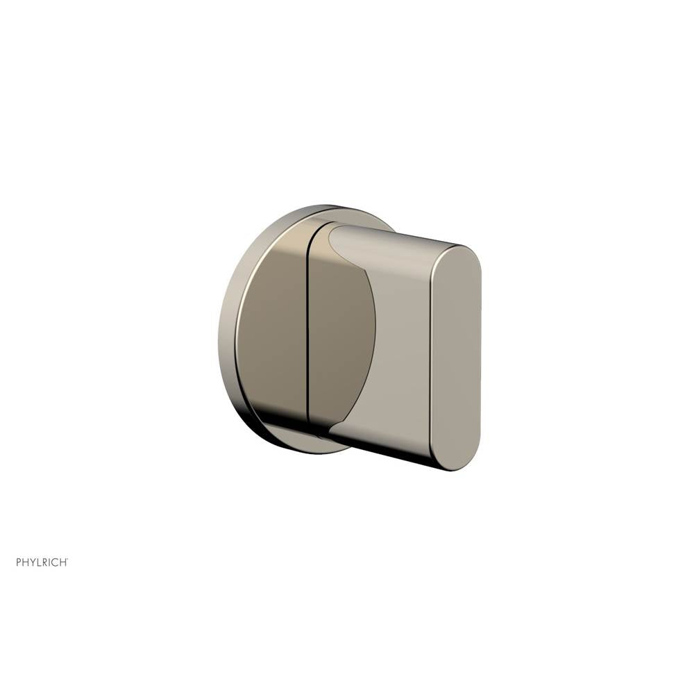 Phylrich - Volume Control Trim Rond, Blade Handle - Polished Nickel