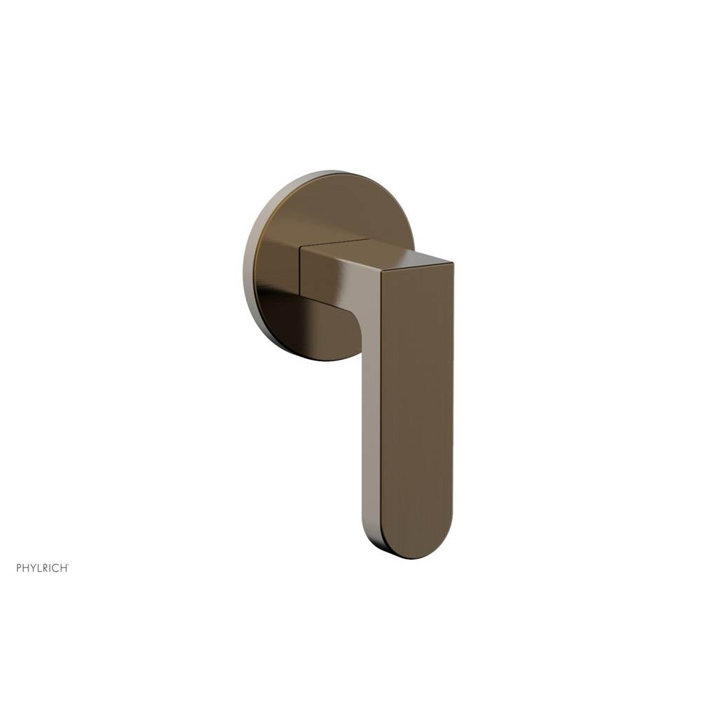 Phylrich - Volume Control Trim Rond, Lever Handle - Antique Brass