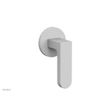 Phylrich - Volume Control Trim Rond, Lever Handle - Satin White