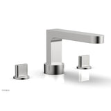 Phylrich - Deck Tub Set Rond, Blade Handle - Satin chrome