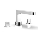 Phylrich - Deck Tub Set Rond, Blade Handle - Polished Chrome