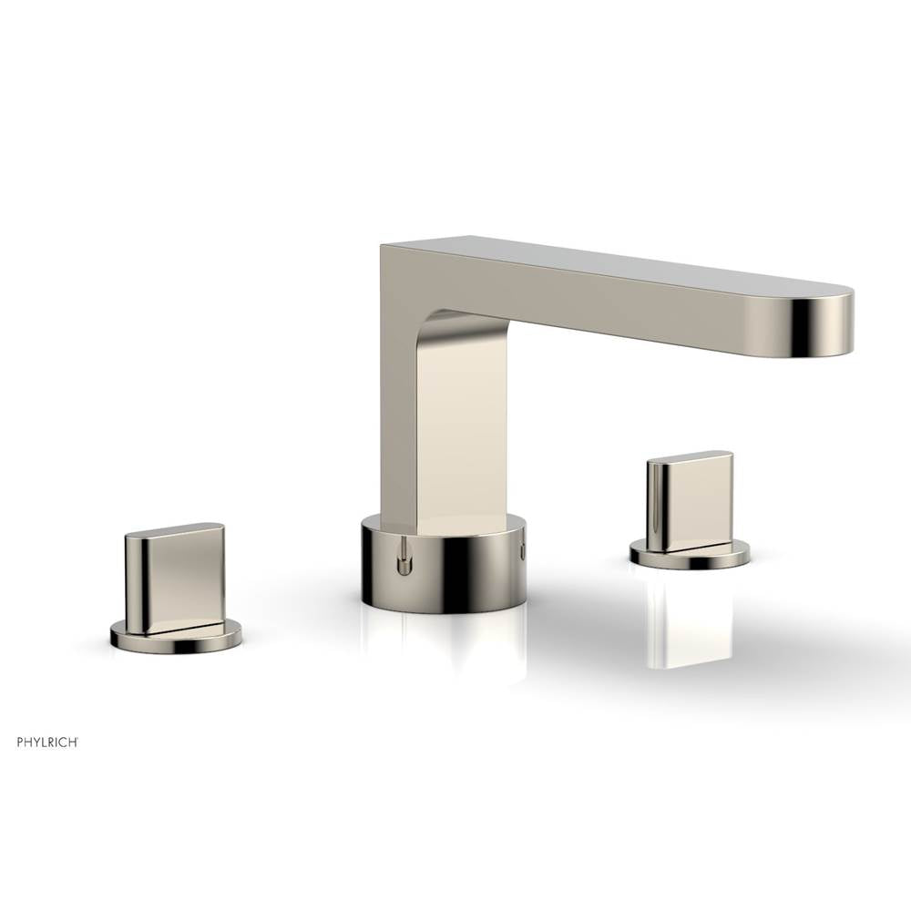 Phylrich - Deck Tub Set Rond, Blade Handle - Polished Nickel
