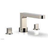 Phylrich - Deck Tub Set Rond, Blade Handle - Polished Nickel
