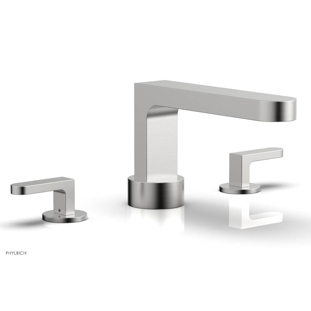 Phylrich - Deck Tub Set Rond, Lever Handle - Satin chrome