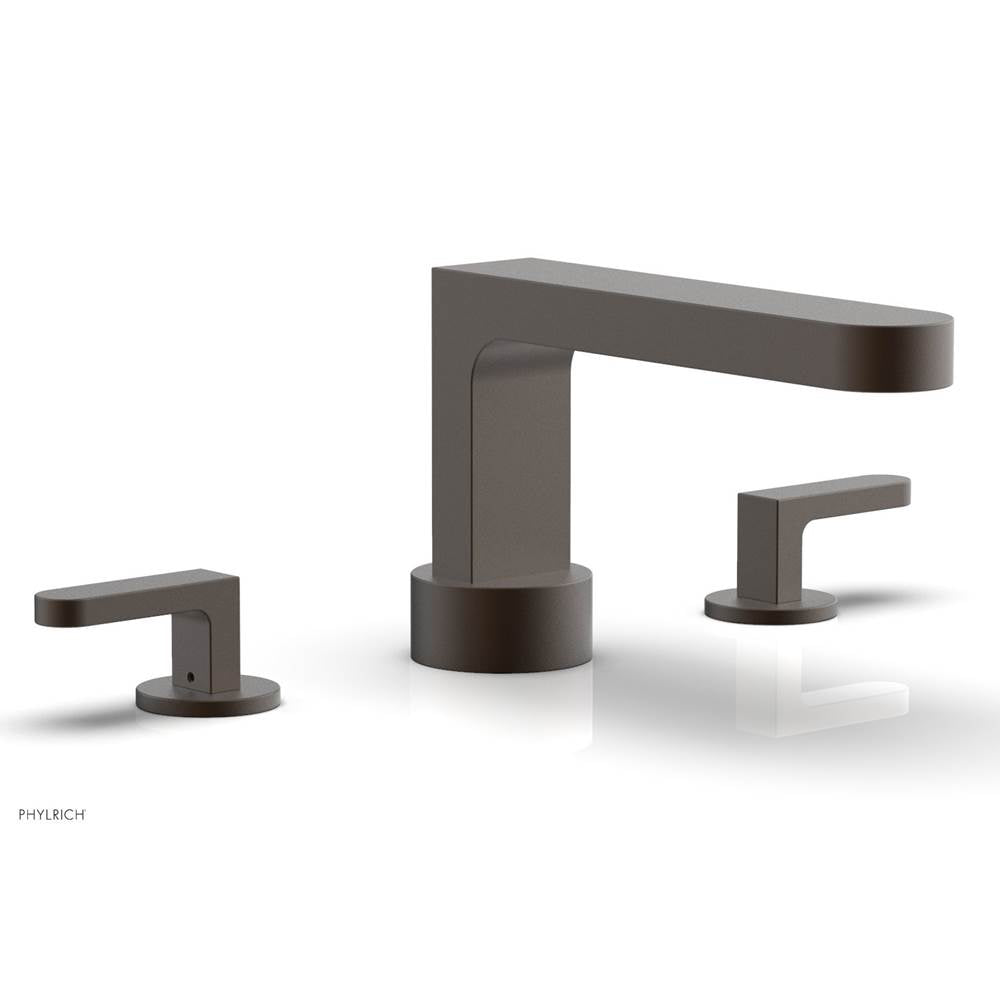 Phylrich - Deck Tub Set Rond, Lever Handle - Oil Rubbed Bronze