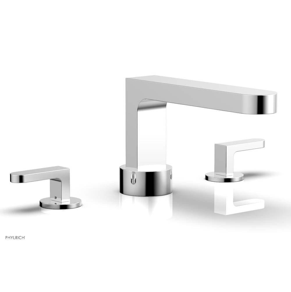 Phylrich - Deck Tub Set Rond, Lever Handle - Polished Chrome