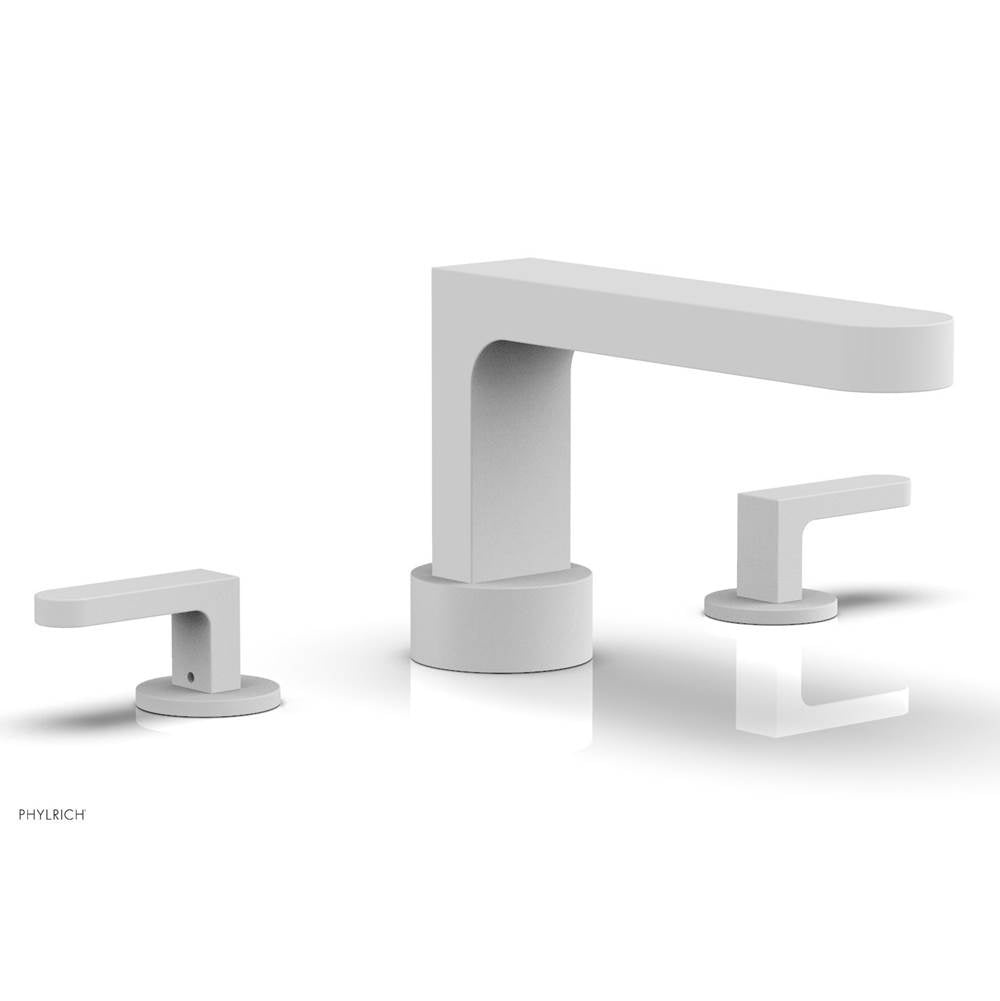 Phylrich - Deck Tub Set Rond, Lever Handle - Satin White