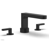 Phylrich - Deck Tub Set Rond, Lever Handle - Matte Black