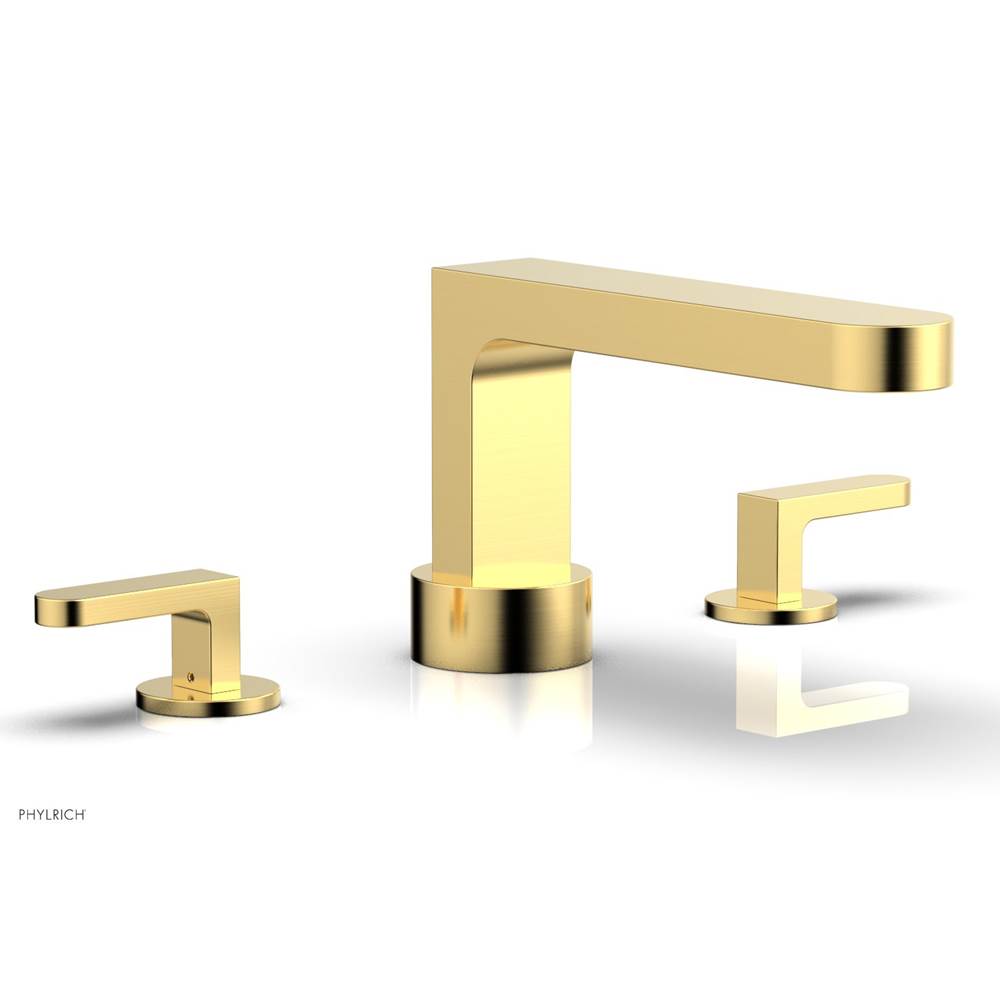 Phylrich - Deck Tub Set Rond, Lever Handle - Satin Gold