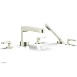 Phylrich - Deck Tub Set Rond W/ Hs, Lever Handle - Burnished Nickel