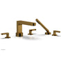 Phylrich - Deck Tub Set Rond W/ Hs, Lever Handle - French Brass