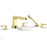 Phylrich - Deck Tub Set Rond W/ Hs, Lever Handle - Satin Gold