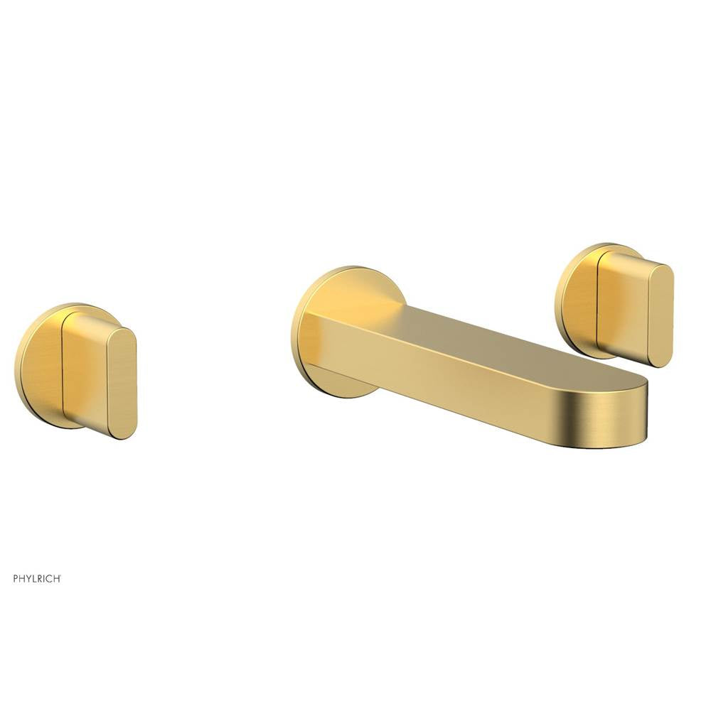 Phylrich - Wall Tub Set Rond, Blade Handle - Burnished Gold