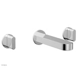Phylrich - Wall Tub Set Rond, Blade Handle - Polished Chrome